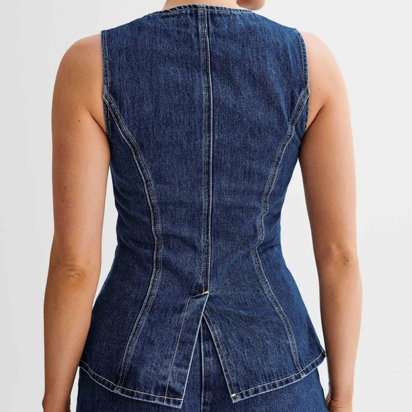 Meshki Abel Denim Button Up - Medium (BRAND NEW) - Picture 4 of 6